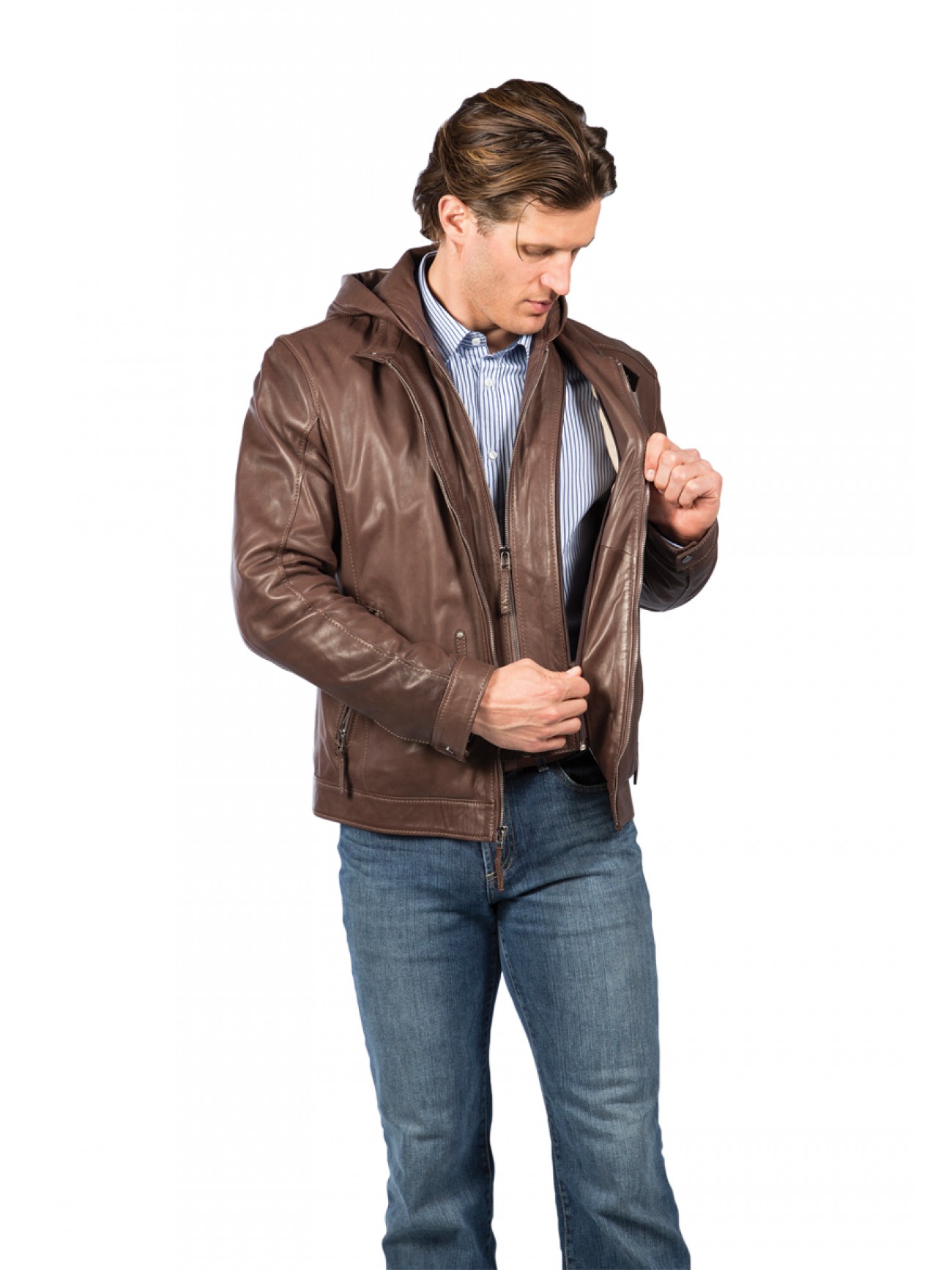 Men's Tacoma Lambskin Leather Jacket