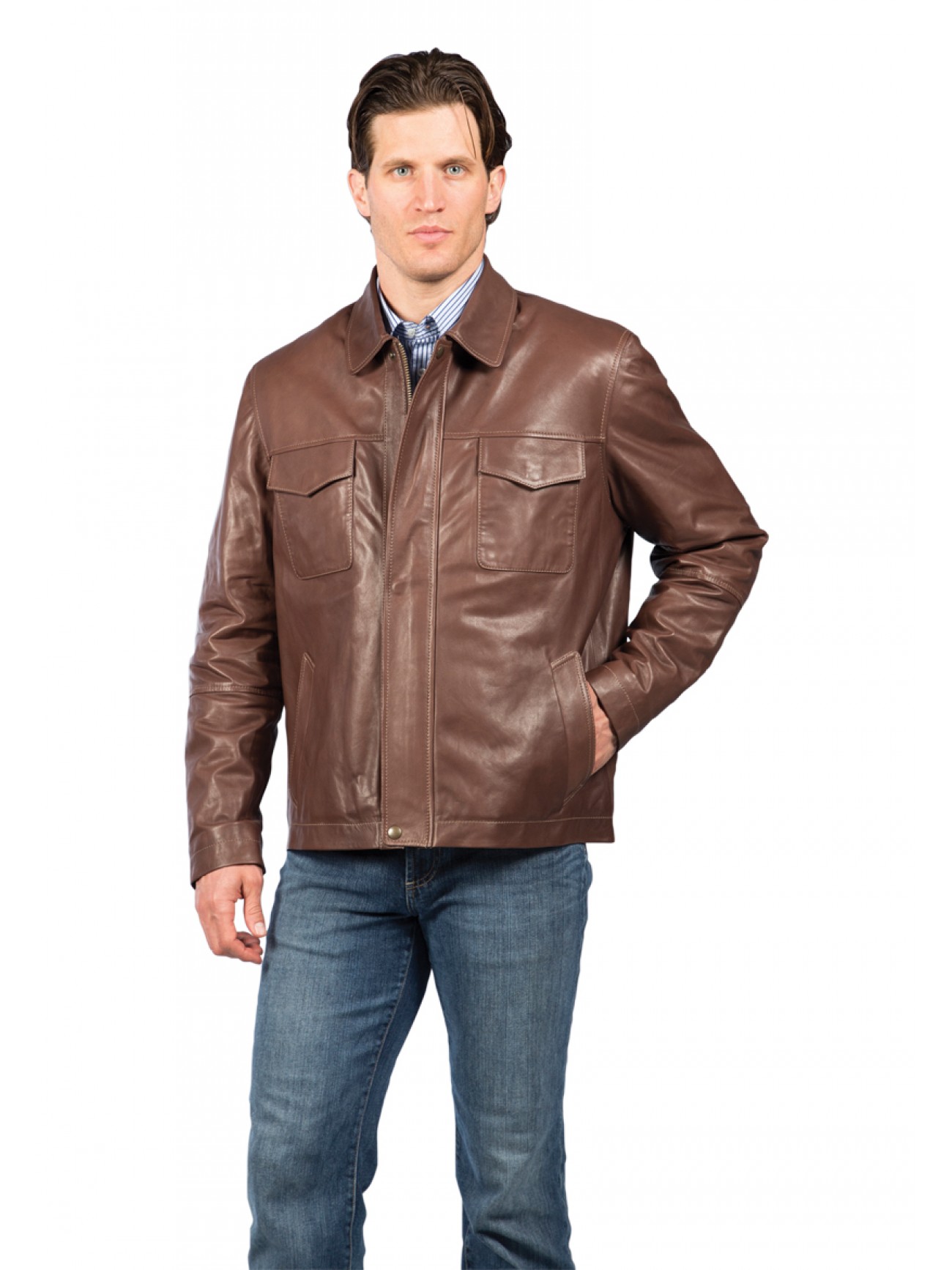 Men's McCloud Lambskin Leather Jacket