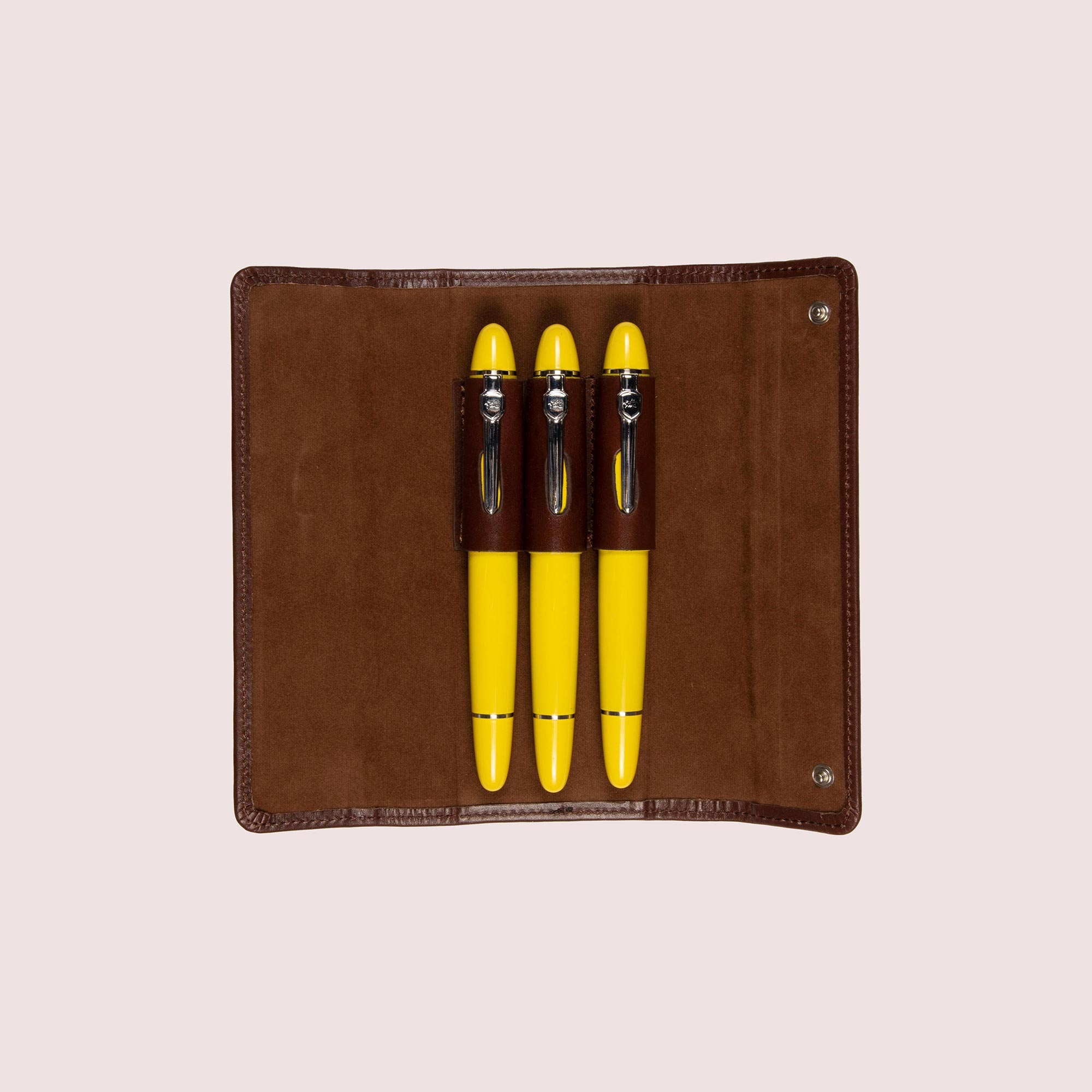 Fold Pen Case with 3 Slots