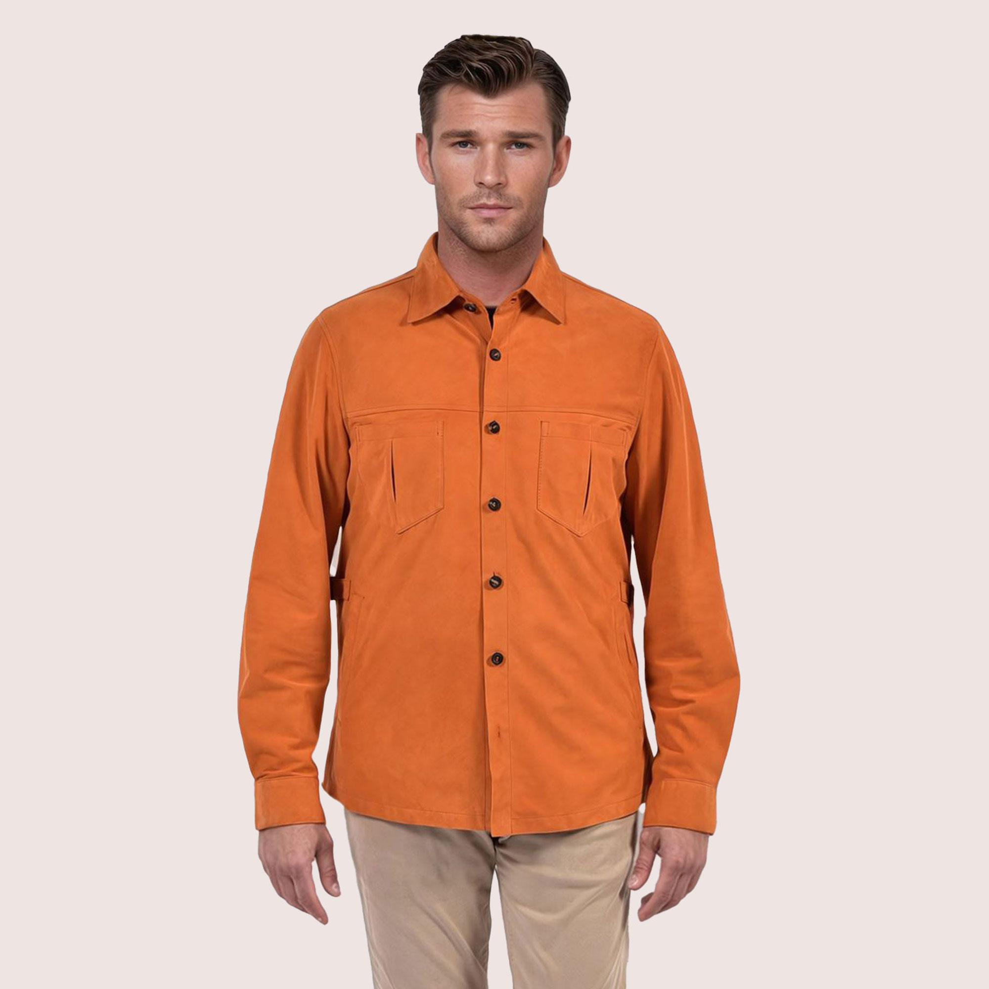 Paxton goat suede jacket