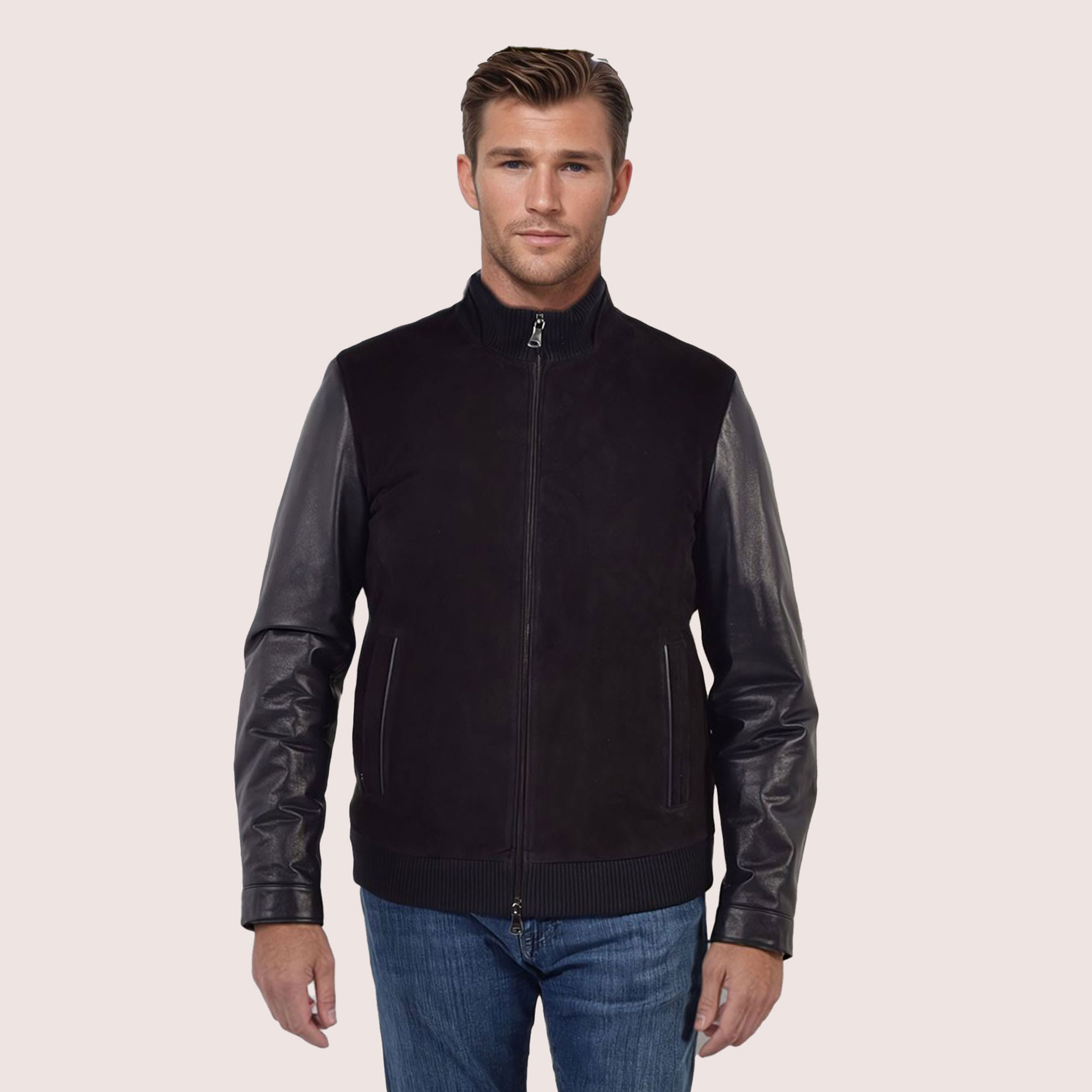 Kellen goat suede jacket