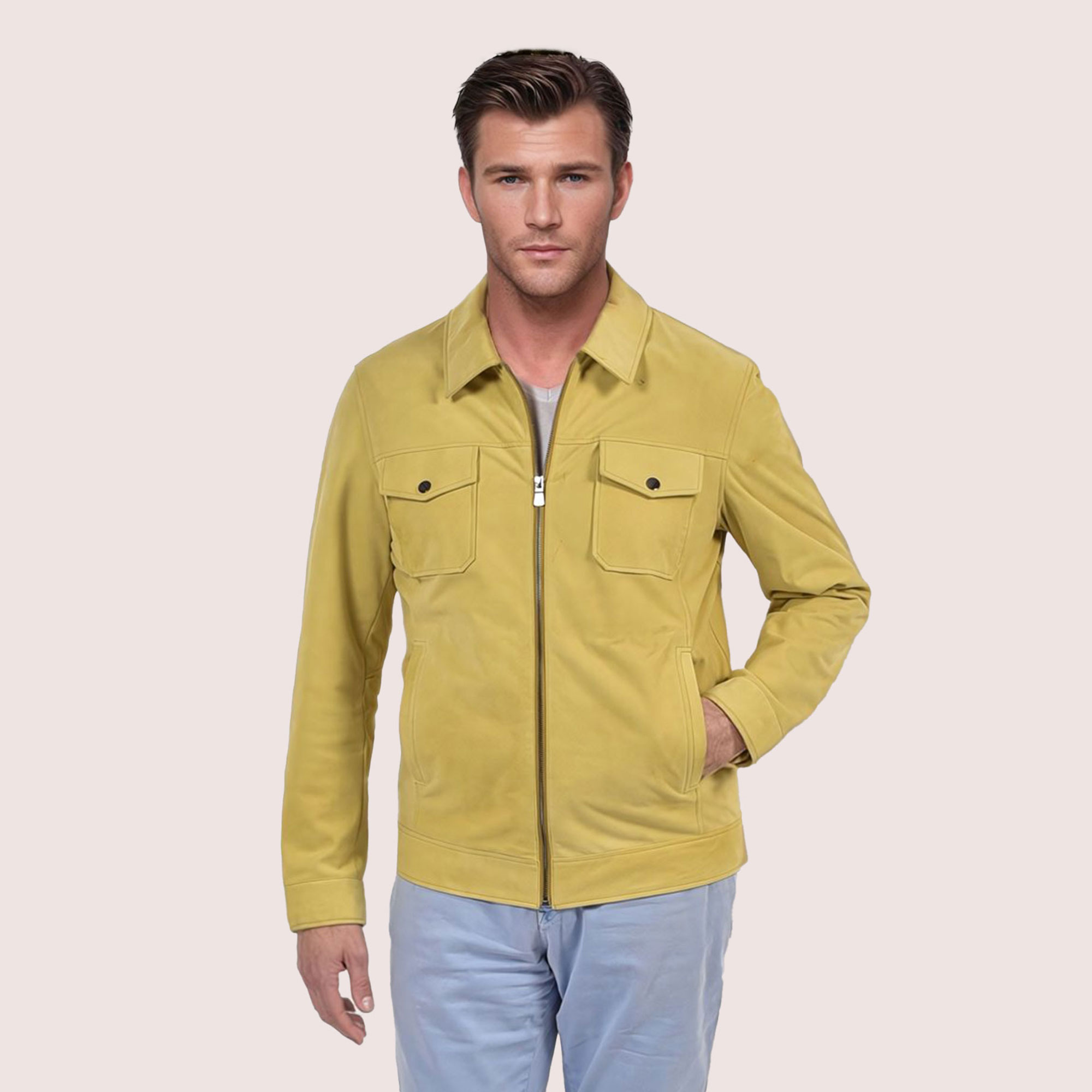 Lennox goat suede jacket