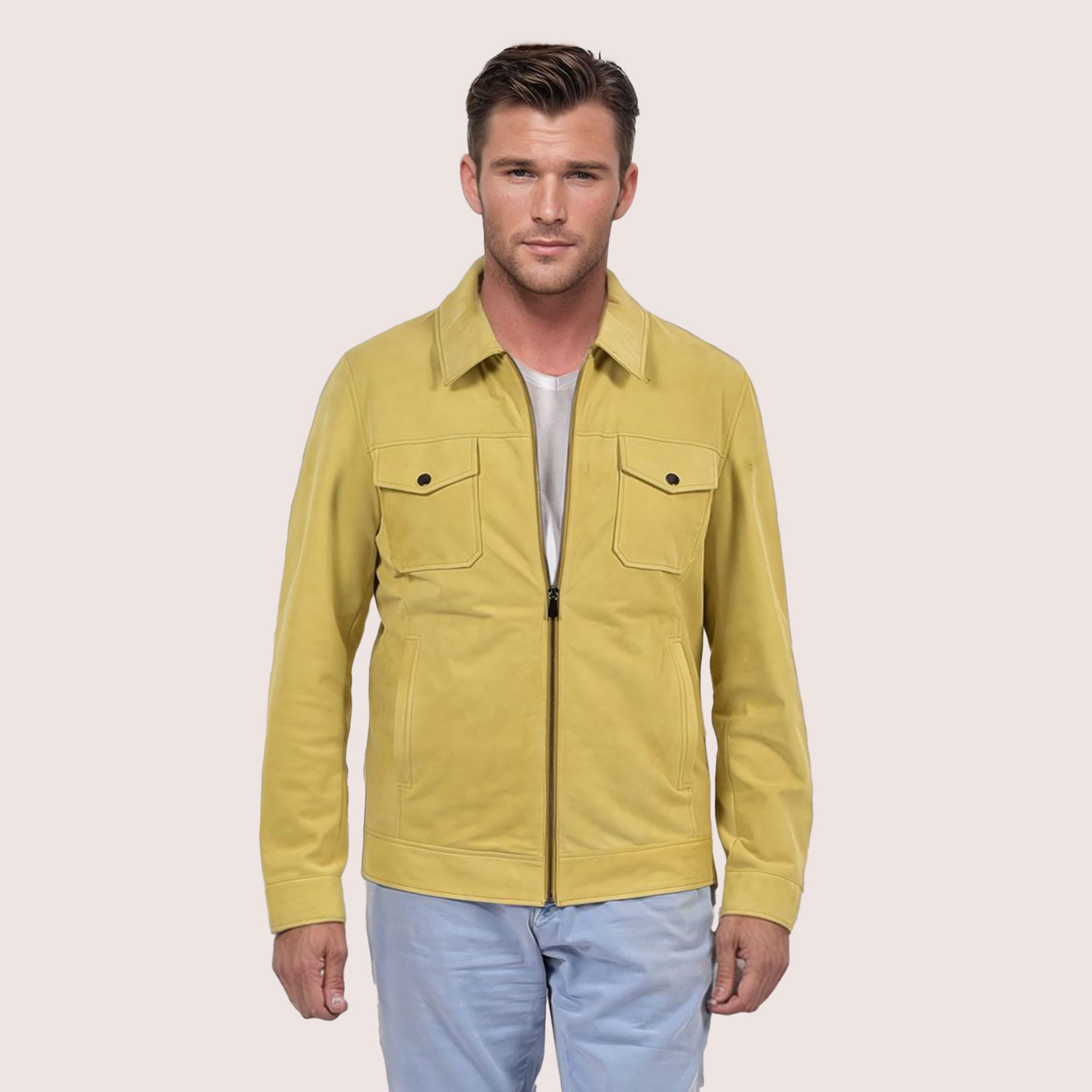 Lennox goat suede jacket