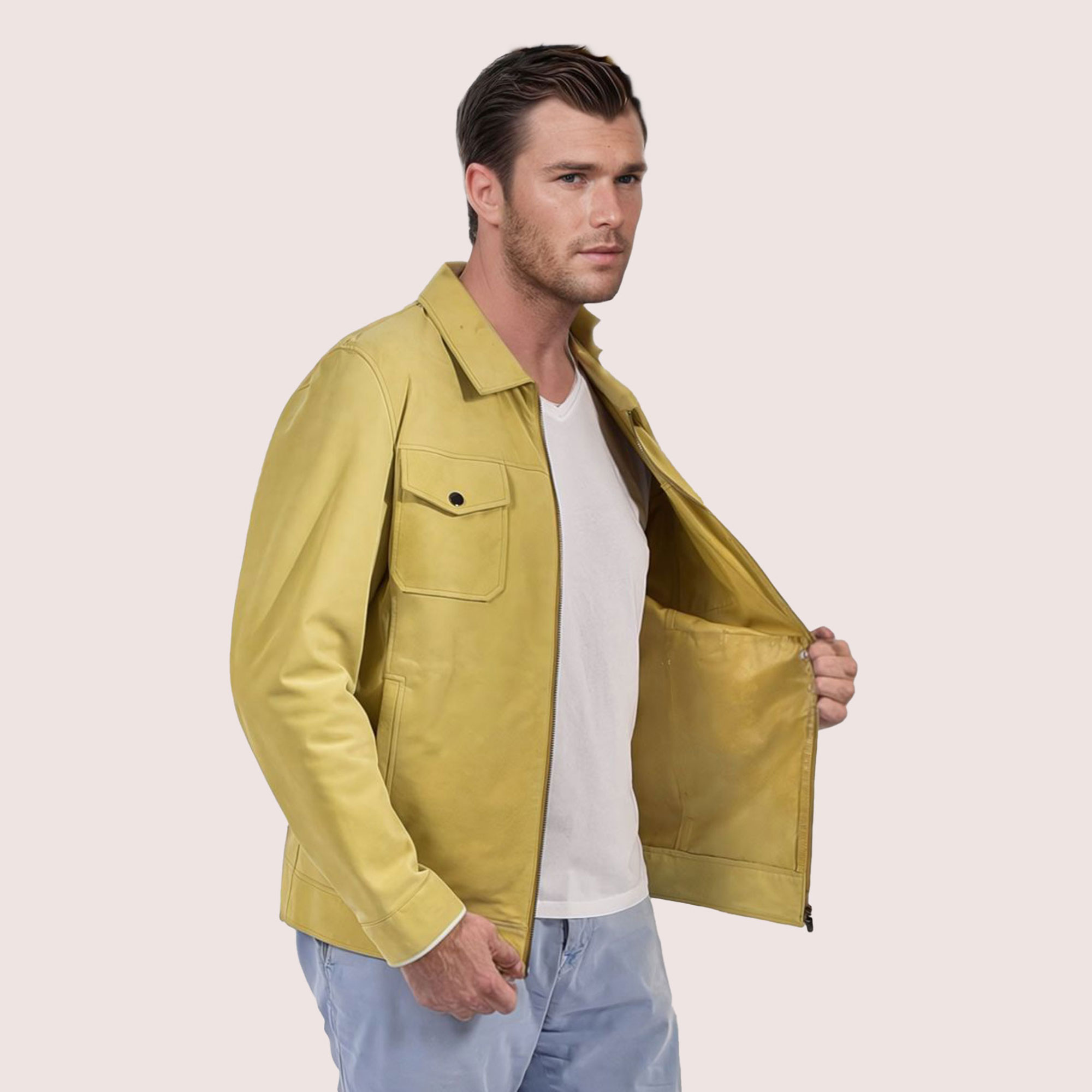 Lennox goat suede jacket