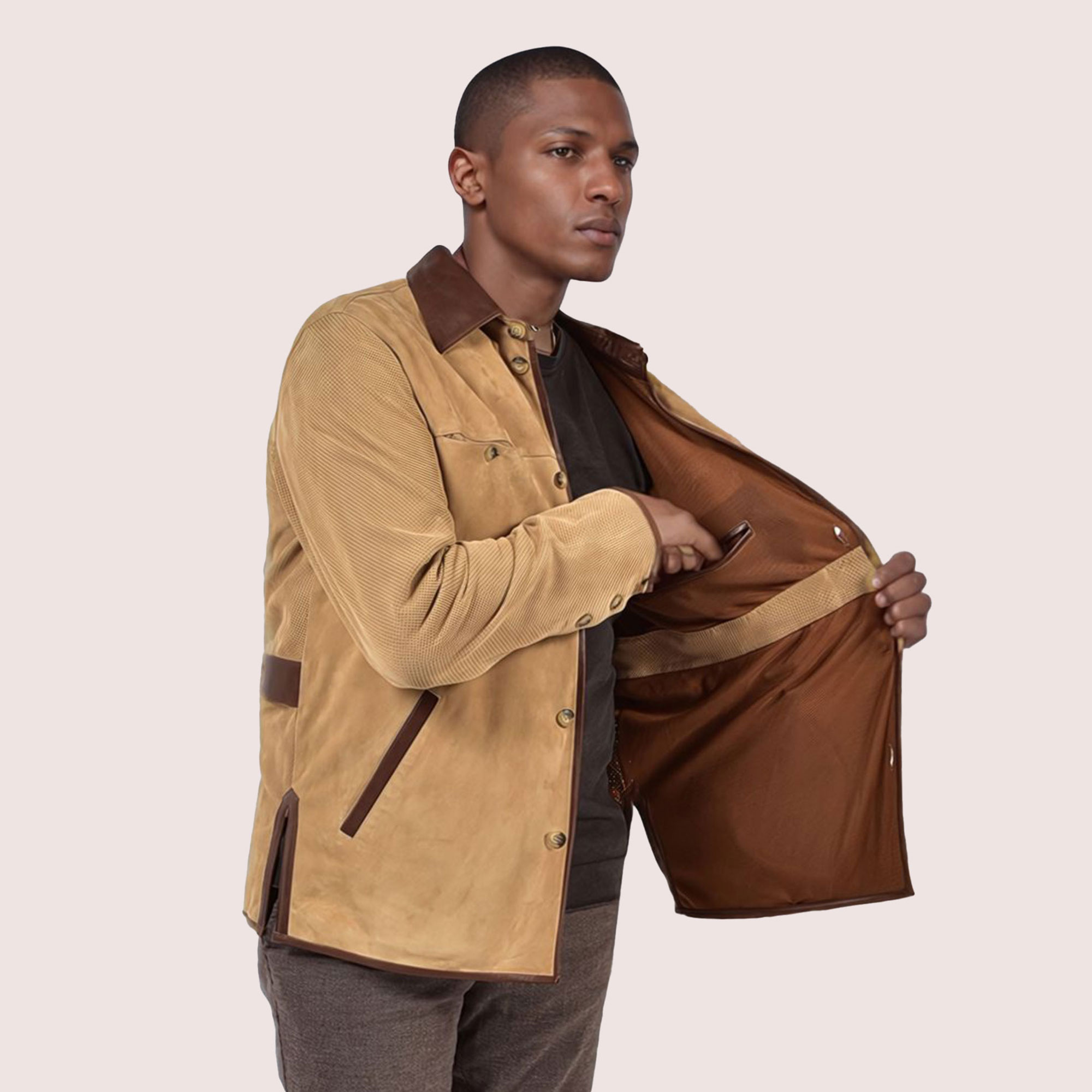 Greystone goat suede jacket