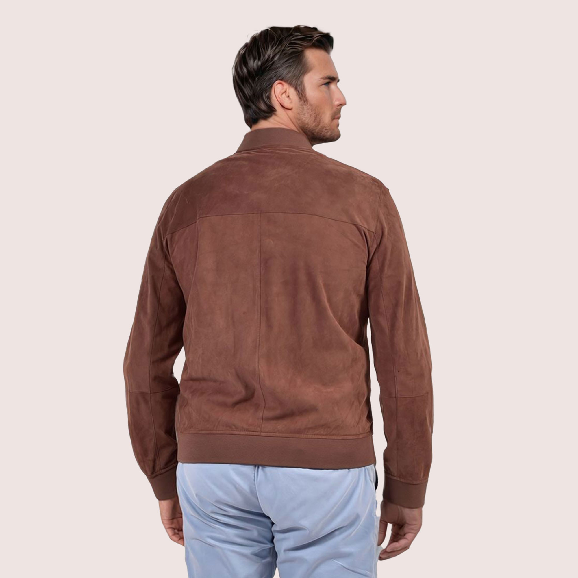 Mason reversible goat suede jacket