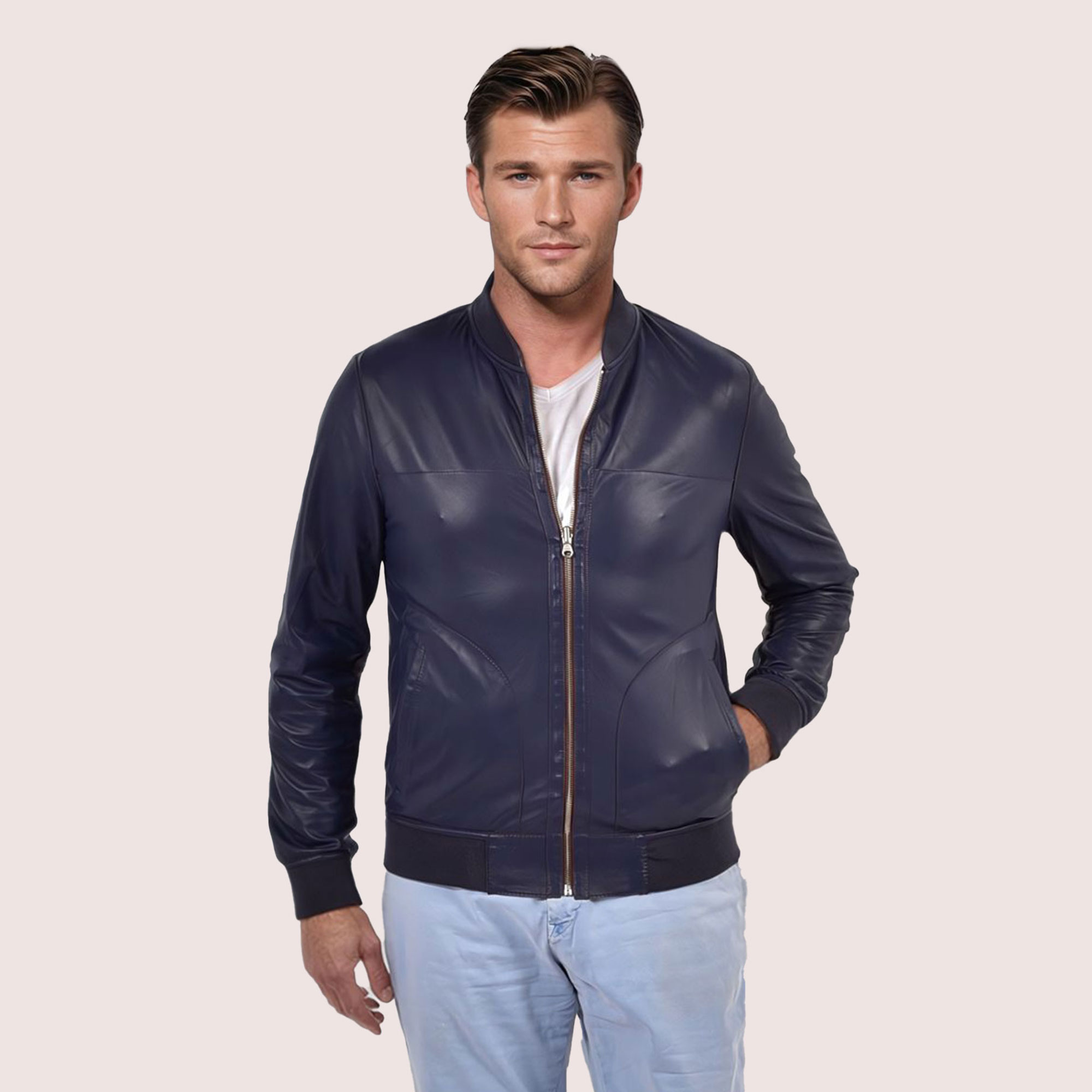 Mason reversible goat suede jacket