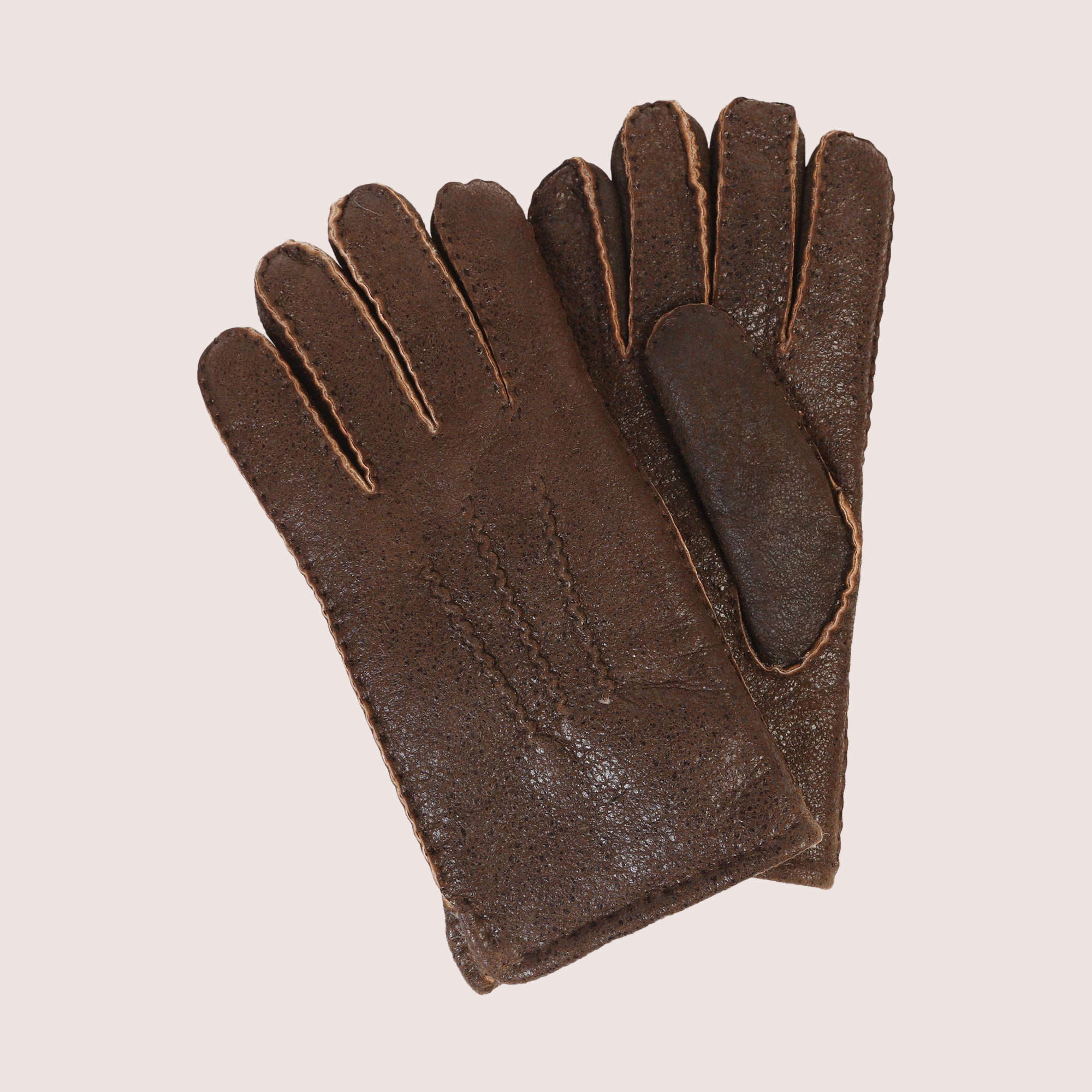 Men's Sheepskin Top-Stitched Gloves