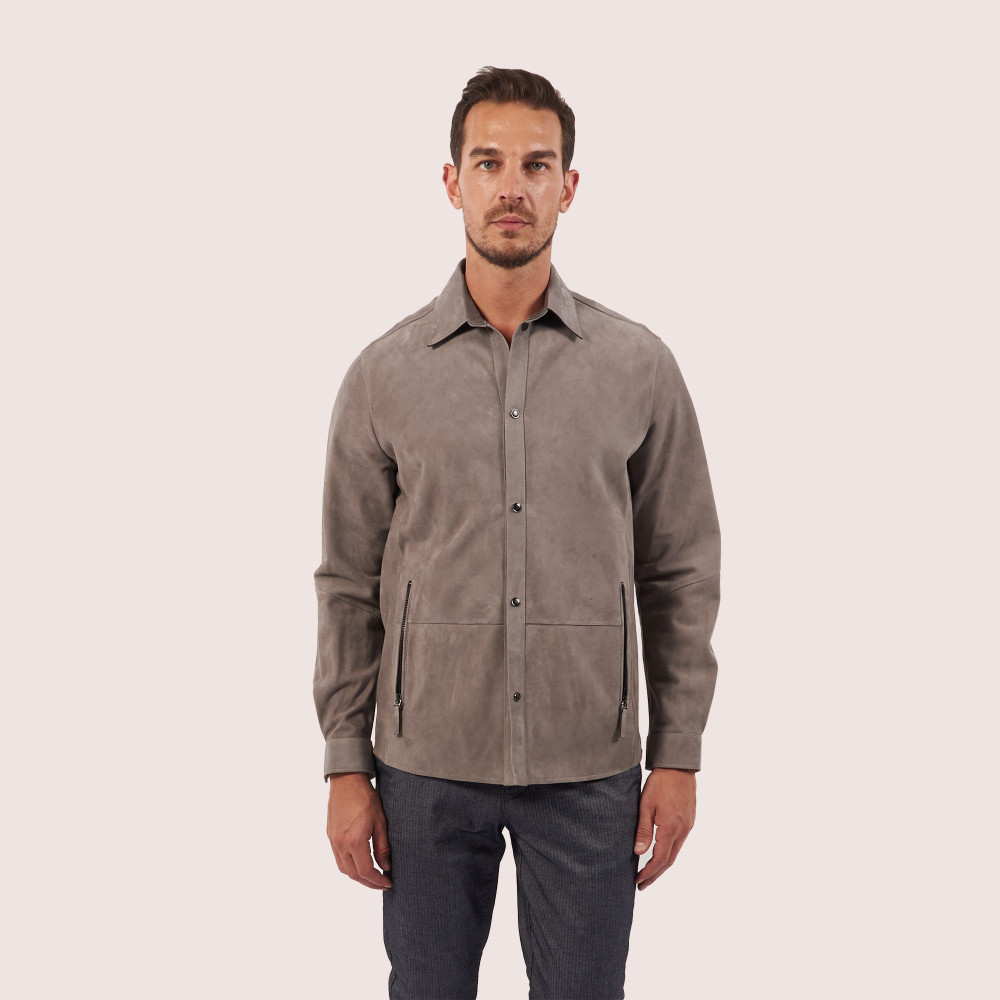 Lawson goat suede shirt