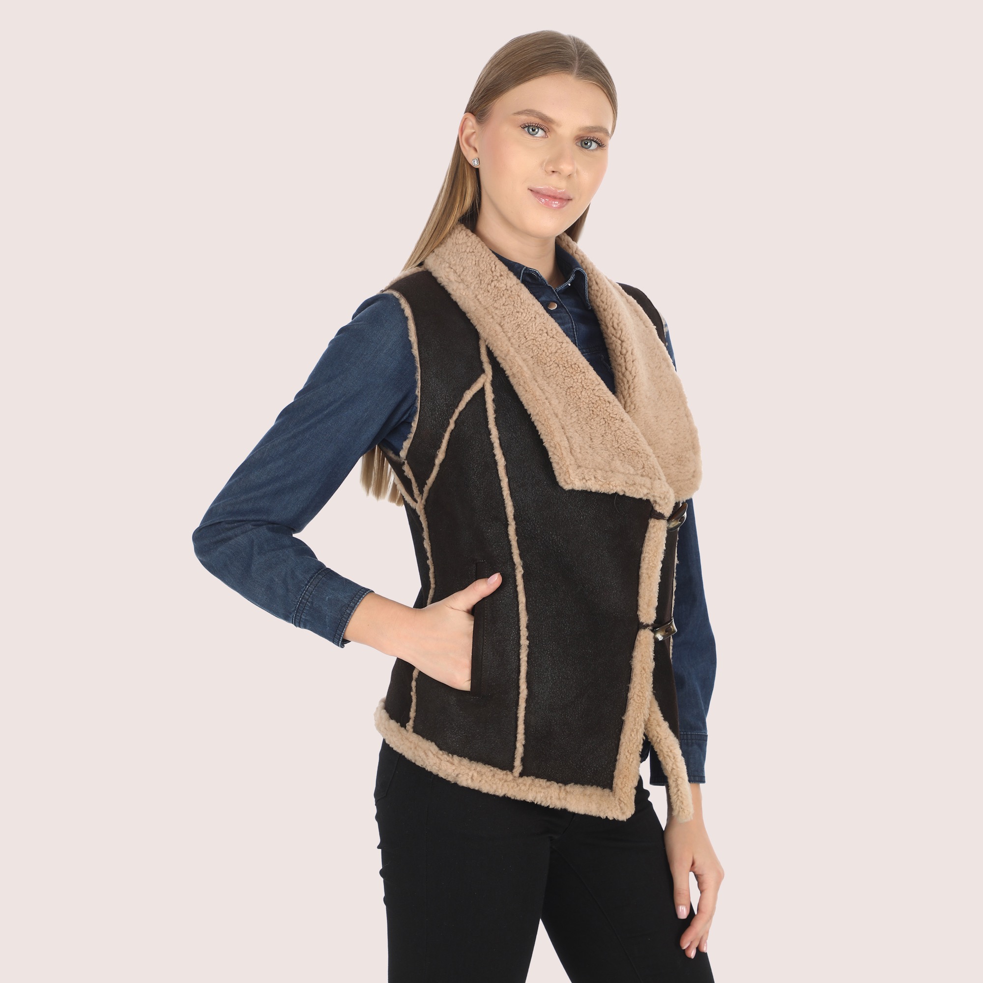 Autumn  Shearling Vest