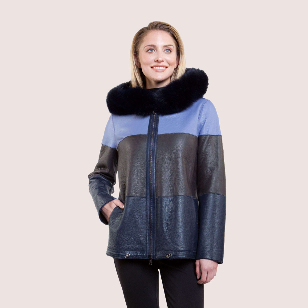 Octavia Reversible Shearling Coat