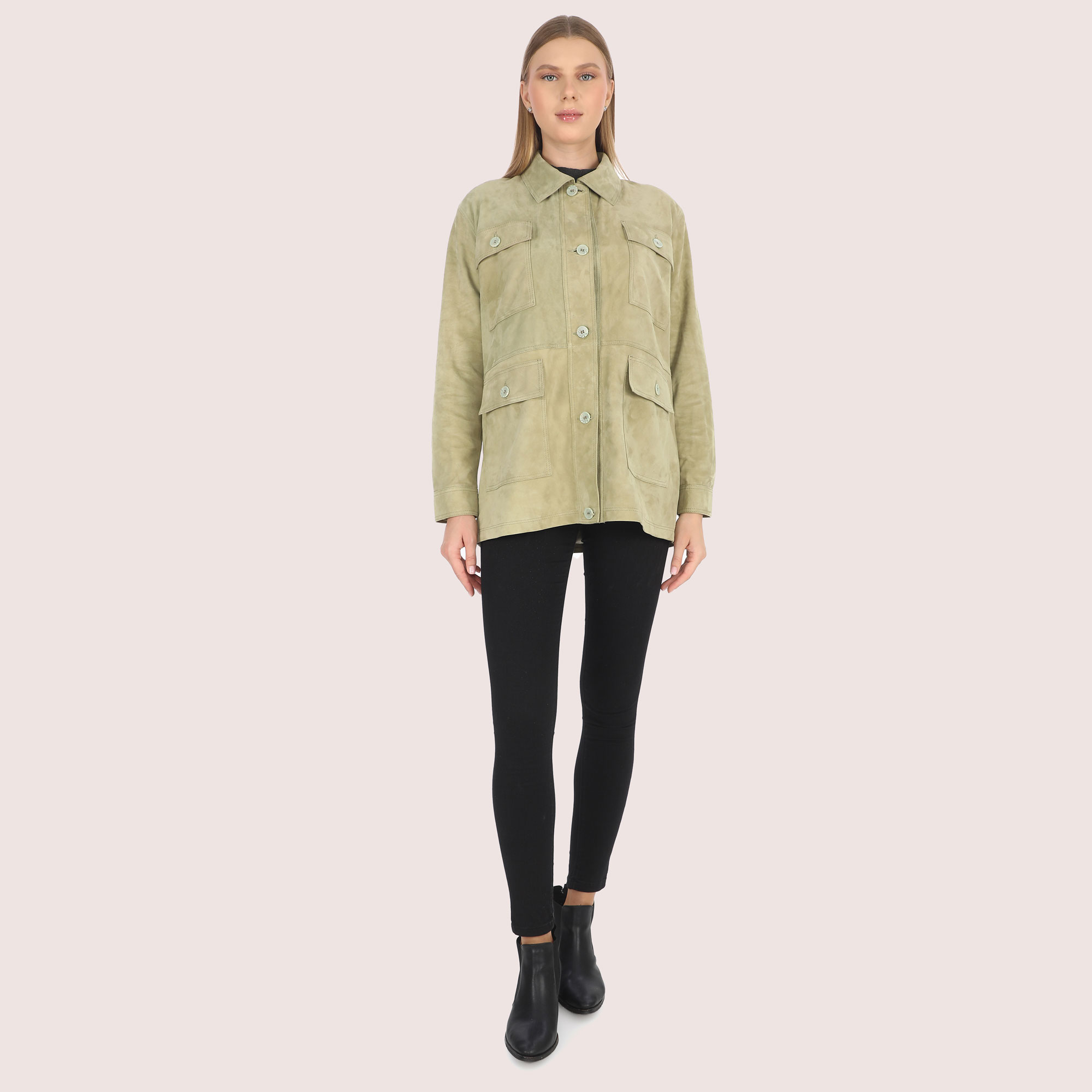 Chelsea Goat Suede Jacket