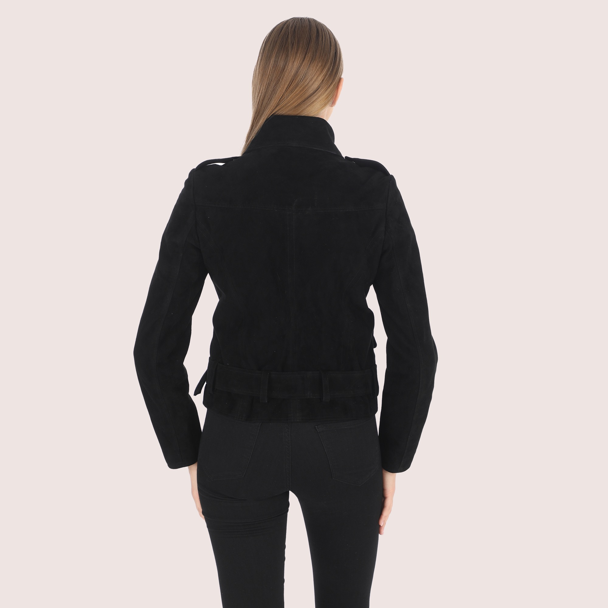 Clarissa Goat Suede Jacket