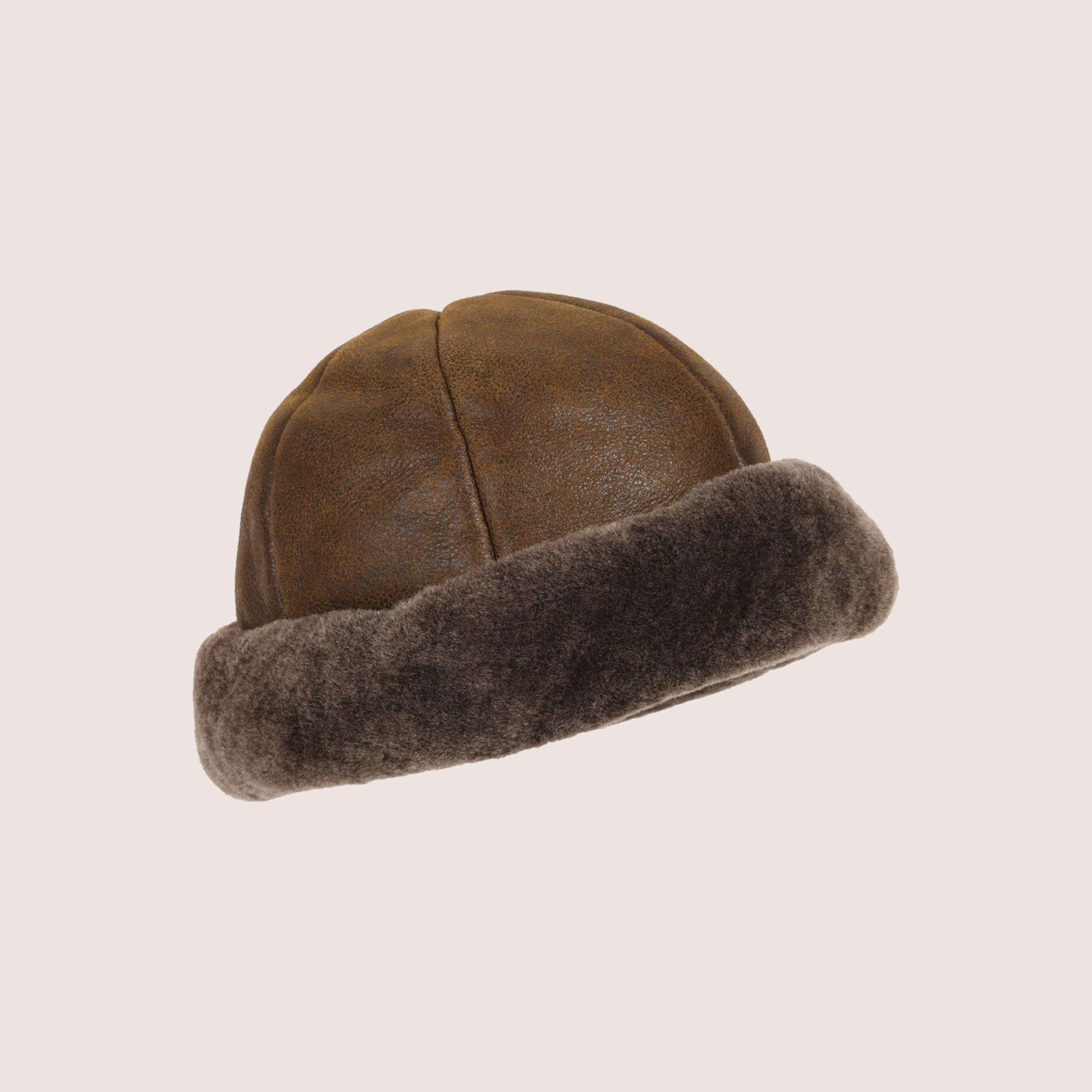 Aspen Shearling Round Hat