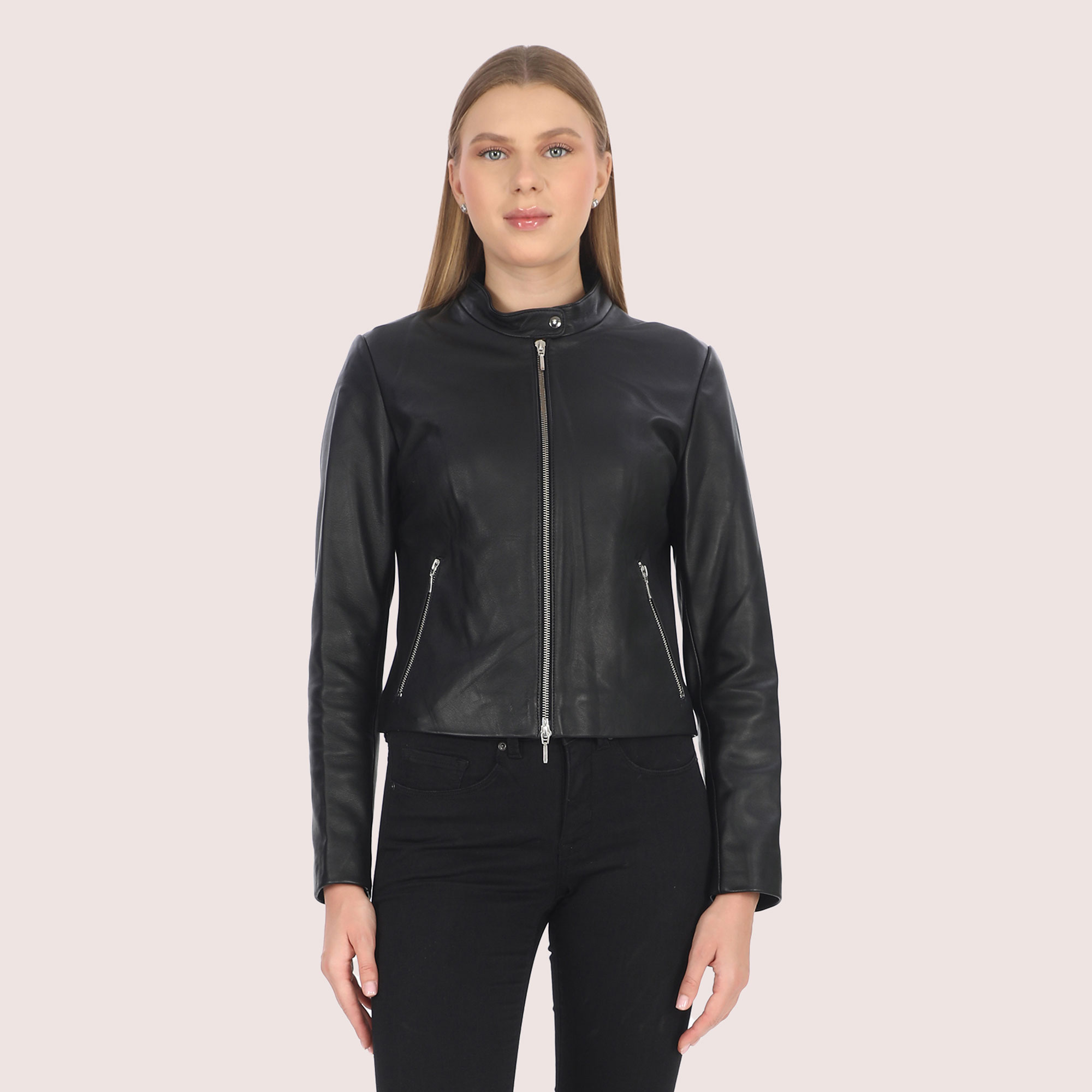 Erica Lambskin Jacket