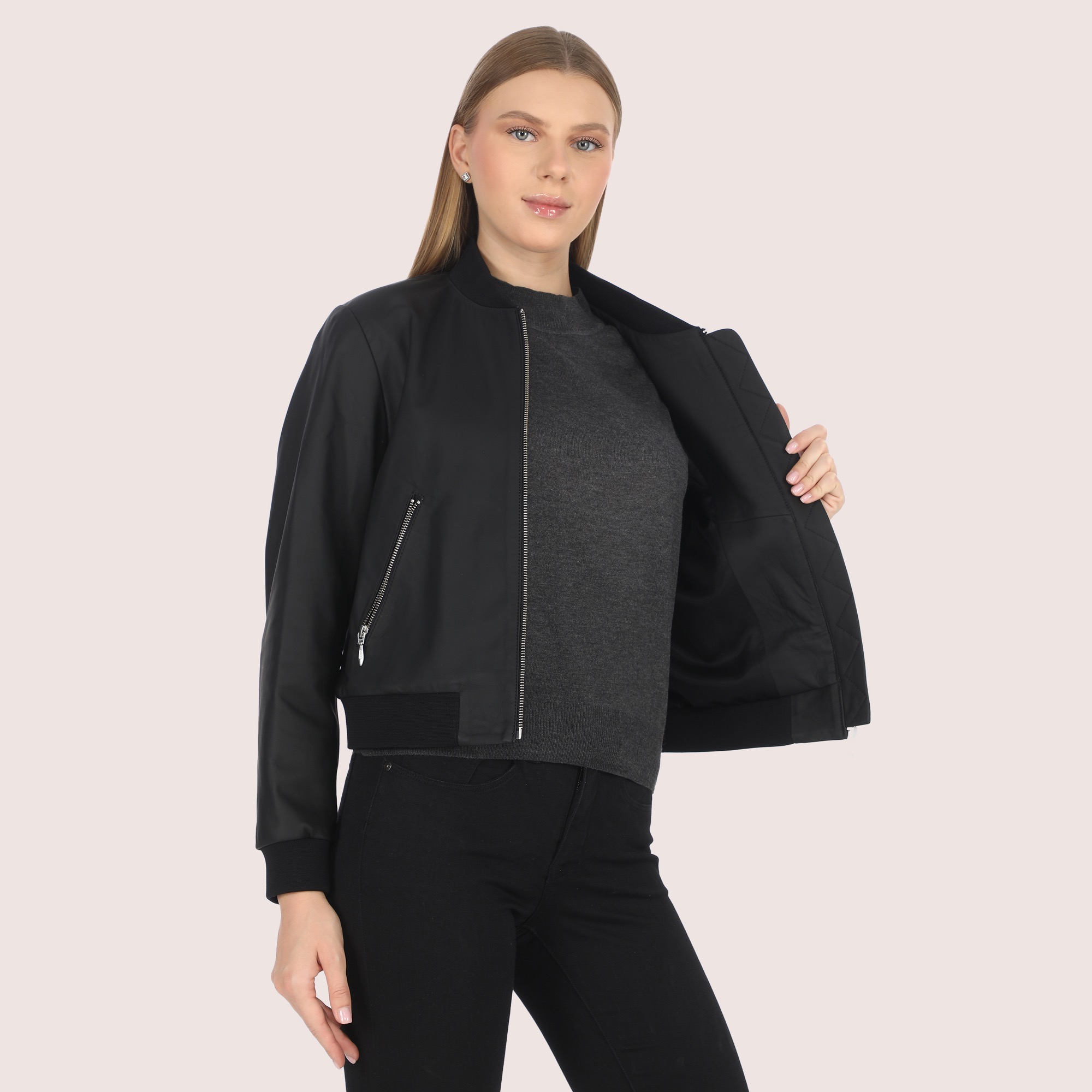 Gabriella Lambskin Jacket