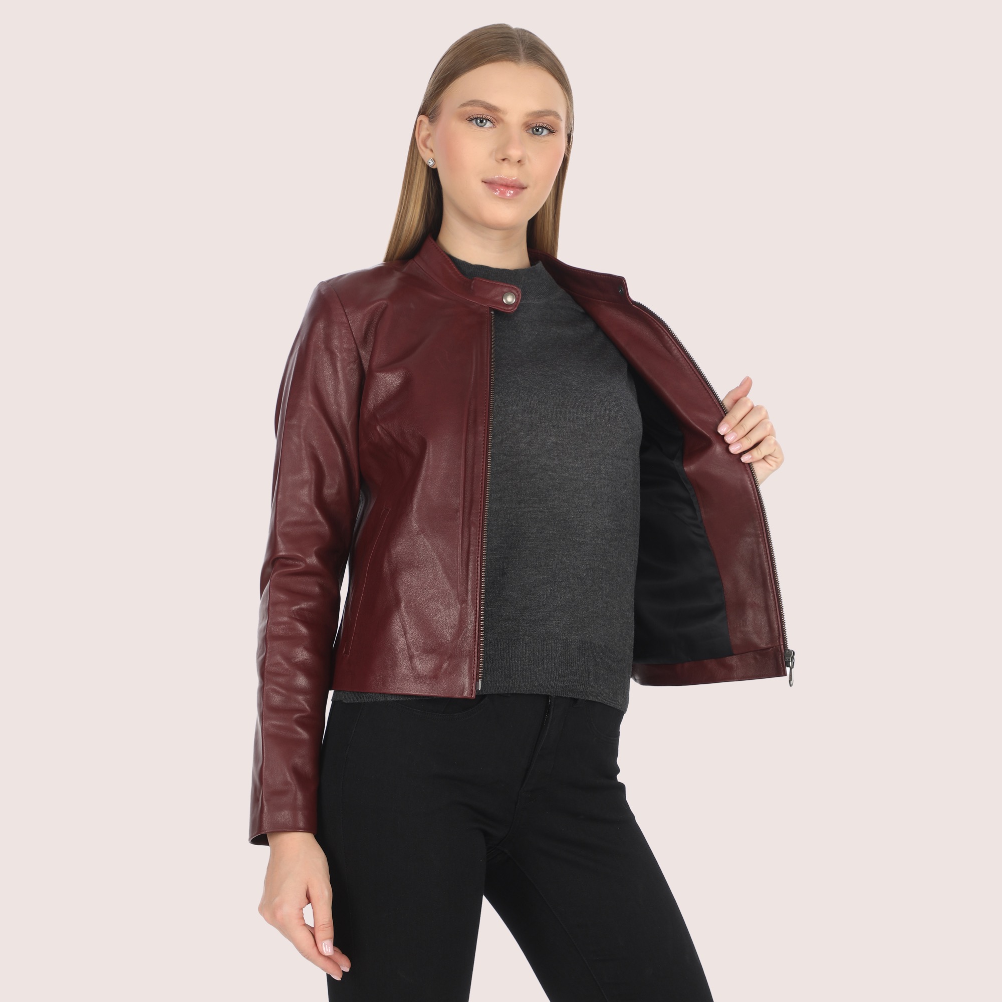 Gloria Lambskin Jacket