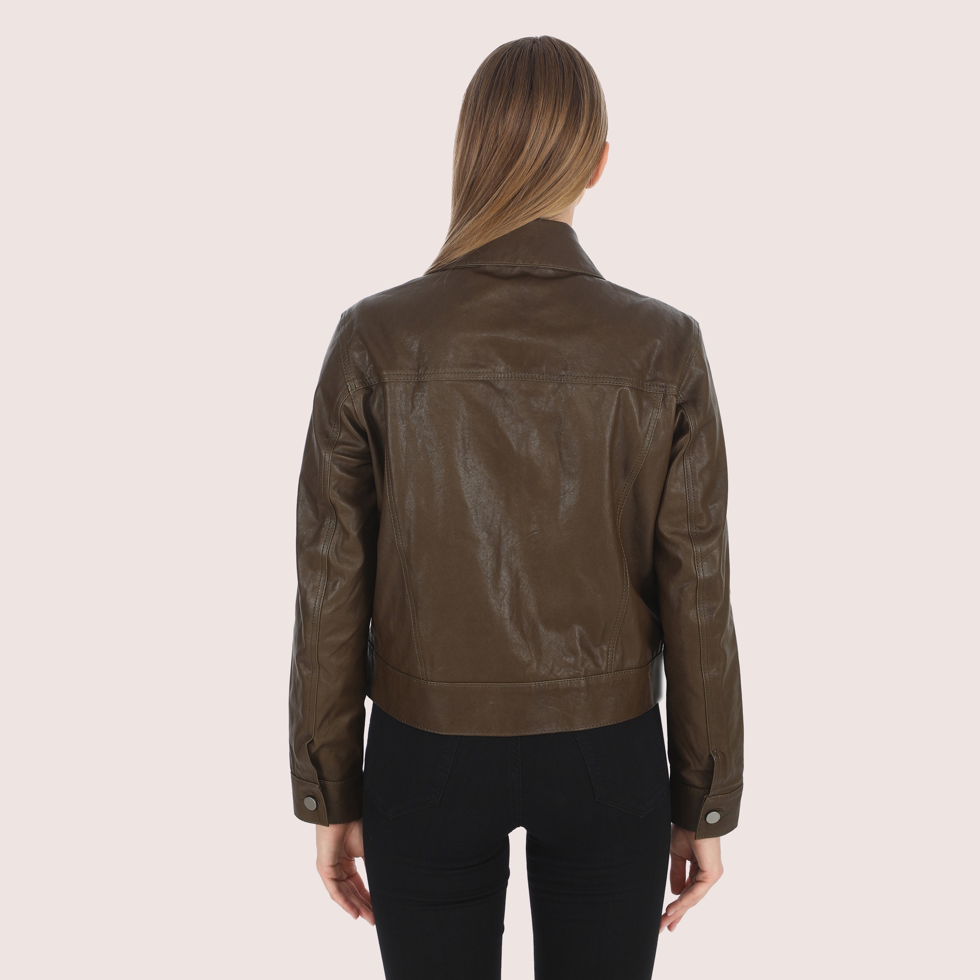 Hannah Lambskin Jacket